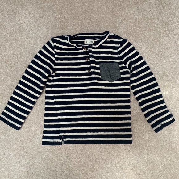Me + Henry Boys striped long sleeve shirt - Picture 1 of 6
